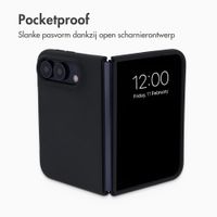 Accezz Liquid Silicone Backcover met MagSafe Apple iPhone Duo - Zwart