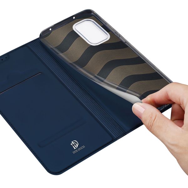 Dux Ducis Slim Softcase Bookcase Nokia X30 - Donkerblauw