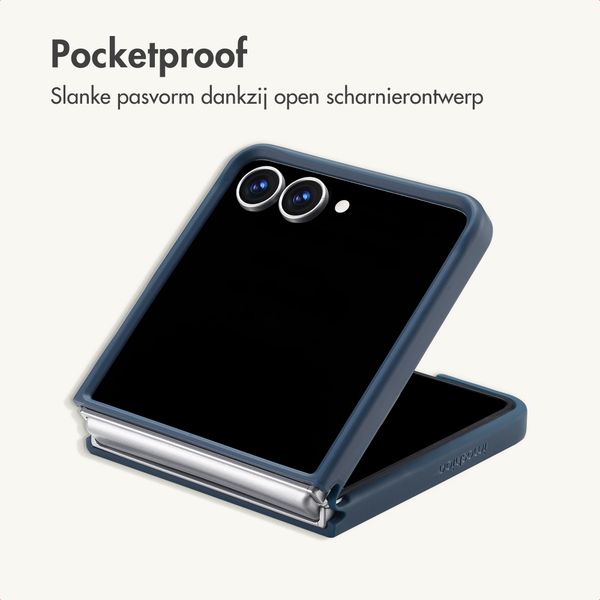 imoshion Color Guard Backcover Samsung Galaxy Z Flip 8 - Donkerblauw