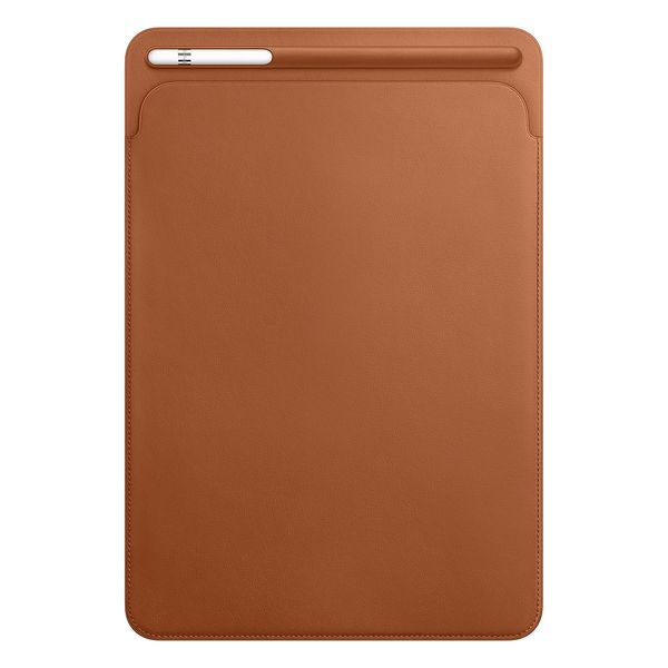 Apple Leather Sleeve Apple iPad 9 (2021) 10.2 / iPad 8 (2020) 10.2 / iPad 7 (2019) 10.2 / Air 3 (2019) / Pro 10.5 (2017) - Saddle Brown