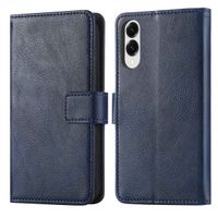 imoshion Luxe Bookcase Samsung Galaxy S25 Edge - Donkerblauw