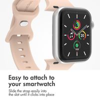 imoshion Silicone⁺ Strap Apple Watch | 44/45/46/49 mm - Size M/L - Sand Pink