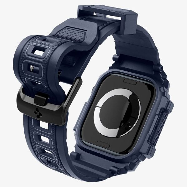 Spigen Rugged Armor™ Pro Case Apple Watch Series 10 / 11 - 46 mm - Navy Blue