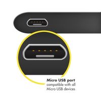 Accezz Micro-USB naar USB kabel - 1 meter - Zwart