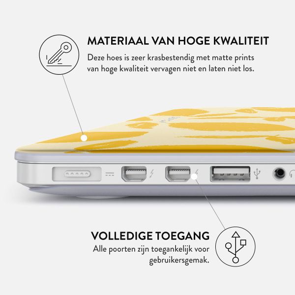 Burga Hardshell Cover Apple MacBook Air 13 inch (2018-2020) - Lemon Tart