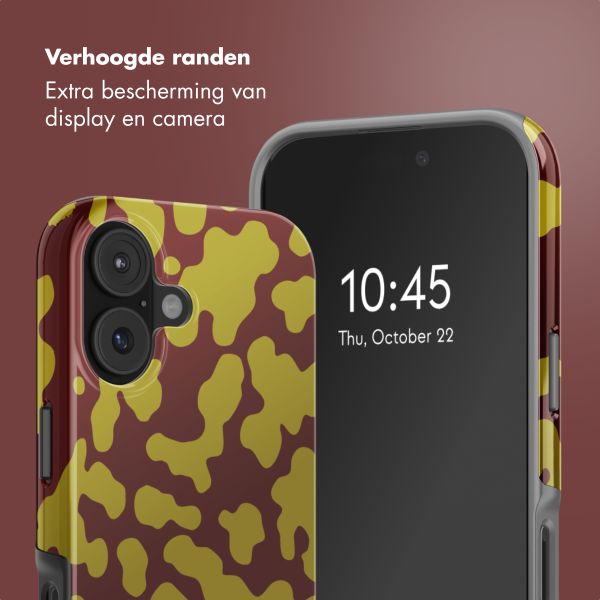 Selencia Vivid Backcover met MagSafe Apple iPhone 17 - Moo'd Olive Dust