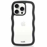 Holdit Wavy Case Apple iPhone 14 Pro Max - Black / Transparent
