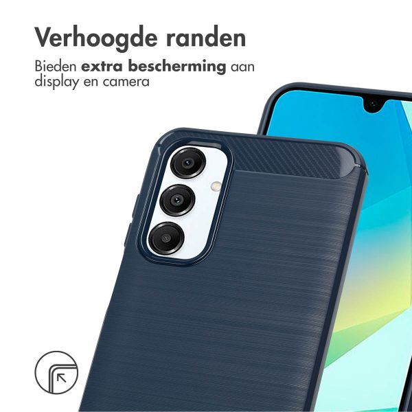 imoshion Brushed Backcover Samsung Galaxy A16 - Donkerblauw