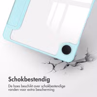 imoshion Trifold Hardcase Bookcase Samsung Galaxy Tab A11 Plus - Lichtblauw