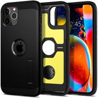 Spigen Tough Armor Backcover Apple iPhone 12 (Pro) - Zwart