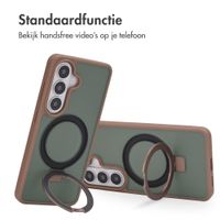 Accezz Ring Stand Backcover met MagSafe Samsung Galaxy S26 - Bruin