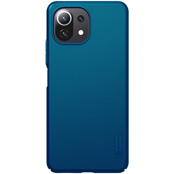 Nillkin Super Frosted Shield Case Xiaomi Mi 11 Lite (5G/4G) / 11 Lite 5G NE - Blauw