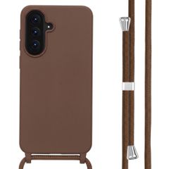 imoshion Siliconen hoesje met koord Samsung Galaxy A56 - Bruin