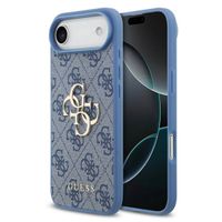 Guess 4G Metal Logo Backcover Apple iPhone Air - Blauw