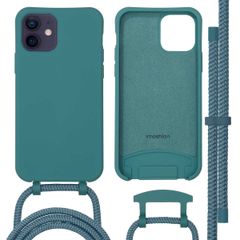 imoshion Color Backcover met afneembaar koord MagSafe iPhone 12 (Pro) - Dark Green