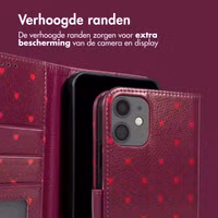 imoshion Design Bookcase Apple iPhone 11 - Crush Check Coral Dust