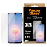 PanzerGlass Ultra-Wide Fit Anti-Bacterial Screenprotector incl. applicator Samsung Galaxy A18 (4G)