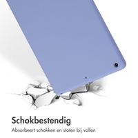 Accezz Liquid Silicone Backcover Apple iPad 9 (2021) 10.2 inch / iPad 8 (2020) 10.2 inch / iPad 7 (2019) 10.2 inch - Lila
