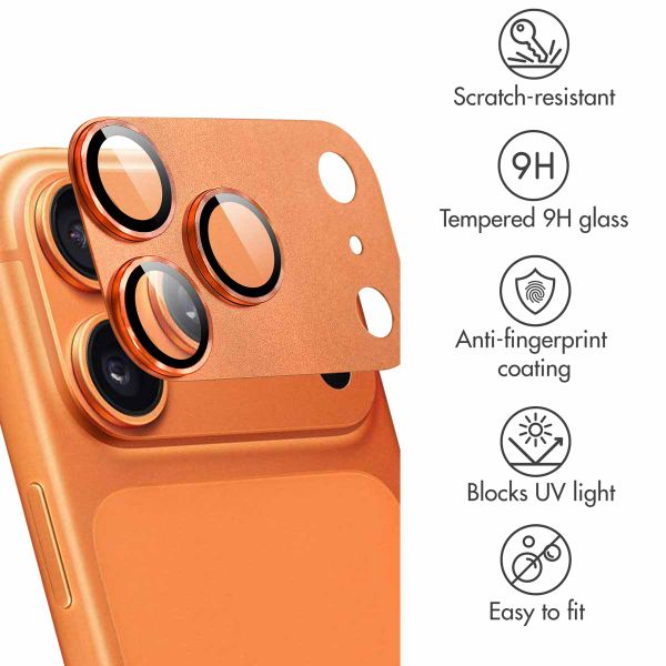 imoshion Camera Protector Glass 2-pack Apple iPhone 17 Pro Max - Cosmic Orange