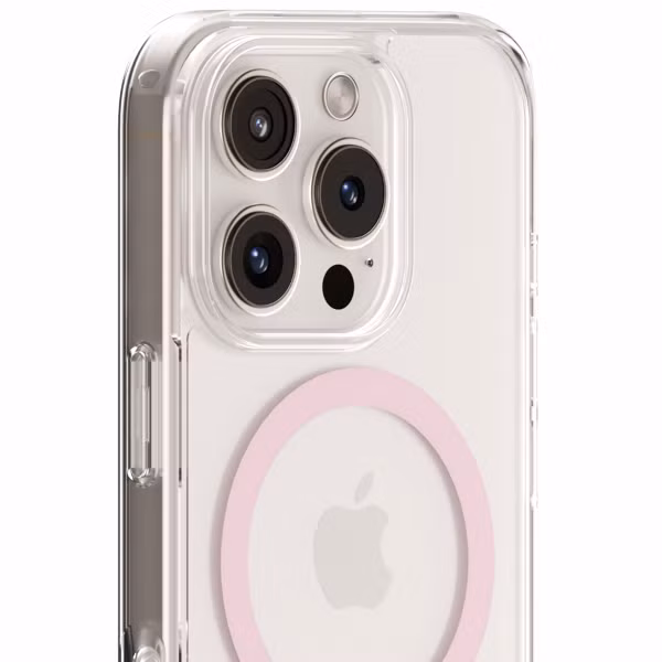 Holdit MagSafe Case Apple iPhone 16 Pro - Transparent / Pink