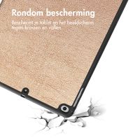 imoshion Trifold Bookcase iPad 6 (2018) 9.7 inch / iPad 5 (2017) 9.7 inch / Air 2 (2014) /Air 1 (2013) - Rosé Goud