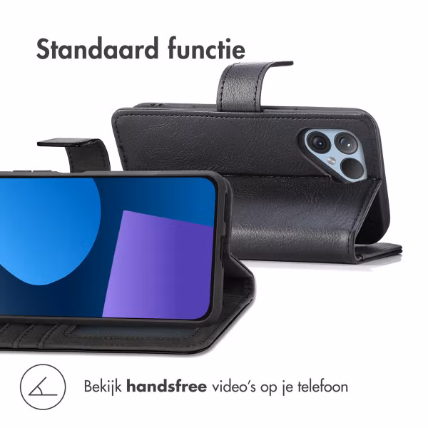 imoshion Luxe Bookcase Fairphone 5 - Zwart