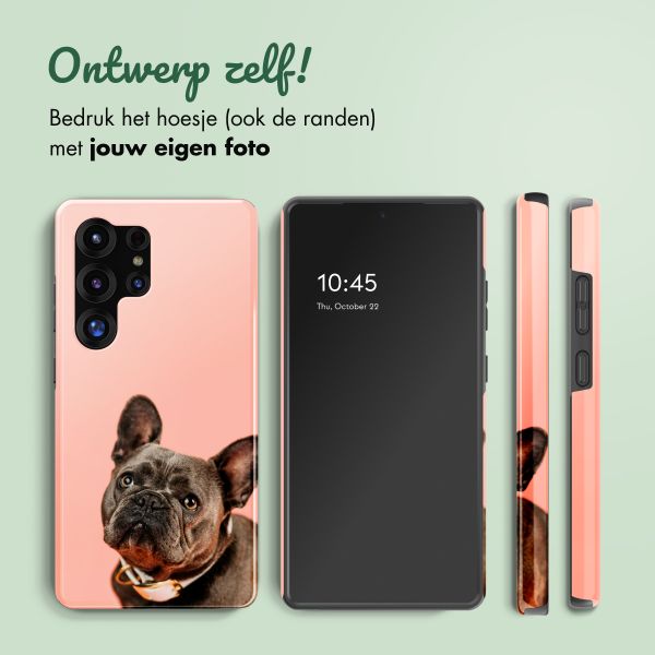 Ontwerp je eigen tough case Samsung Galaxy S25 Ultra - Wit
