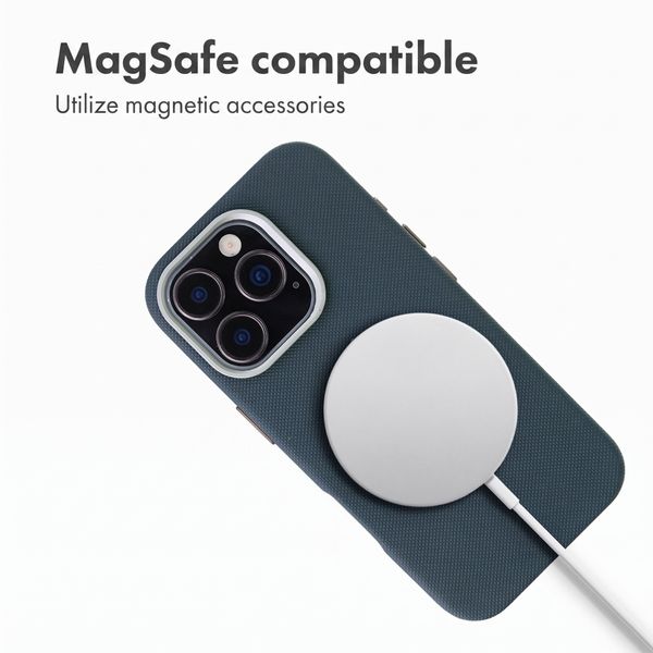 Accezz Mesh Back Cover with MagSafe Apple iPhone 16 Pro - Dark Blue
