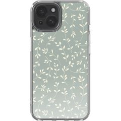 imoshion Design hoesje Apple iPhone 15 - Smoke Green Flowers