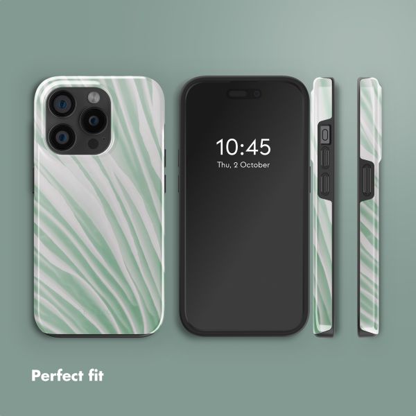 Selencia Vivid Back Cover with MagSafe Apple iPhone 15 Pro - Nature Grayed Jade