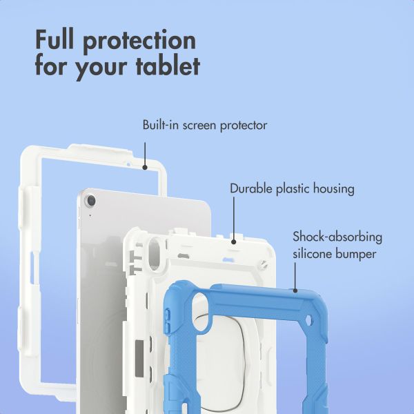 imoshion Rugged Kidsproof Back Cover Apple iPad Air 11 inch (2026) M4 / (2025) M3 / (2024) M2 - Blue