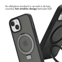 Accezz Ring Stand Backcover met MagSafe Apple iPhone 15 - Zwart