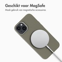 Accezz Mesh Backcover met MagSafe Apple iPhone 15 - Donkergrijs