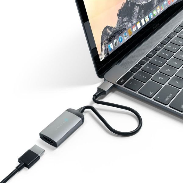 Satechi USB-C naar 4K HDMI Adapter - Space Grey