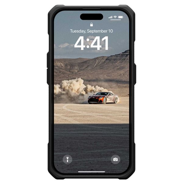 UAG Monarch Backcover Apple iPhone 15 Pro - Kevlar Black