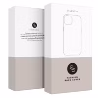 Selencia Backcover met afneembare haakjes Apple iPhone 16 Pro - Transparant