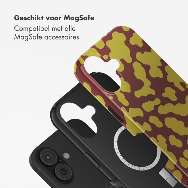 Selencia Vivid Backcover met MagSafe Apple iPhone 17 - Moo'd Olive Dust
