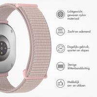 imoshion Nylon bandje Samsung Galaxy Watch 9 (40/44mm) / Watch 8 (40/44mm) / Classic (46mm) - Light Pink
