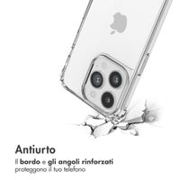 imoshion Backcover met koord + armband Apple iPhone 14 Pro - Parels Hartjes