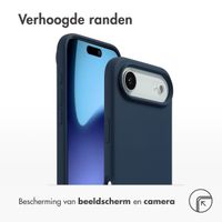 Accezz Liquid Silicone Backcover met MagSafe Apple iPhone Air - Donkerblauw