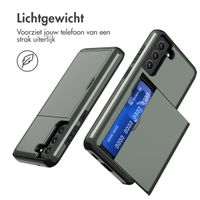 imoshion Backcover met pasjeshouder Samsung Galaxy S21 FE - Donkergroen