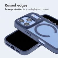 imoshion Transparent Wallet Case with MagSafe Apple iPhone 18 Pro Max / 17 Pro Max - Blue