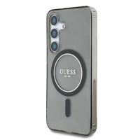 Guess MagSafe IML Glitter Gradient Case Samsung Galaxy S25 - Zwart