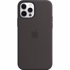 Apple Silicone Backcover MagSafe Apple iPhone 12 Pro Max - Black