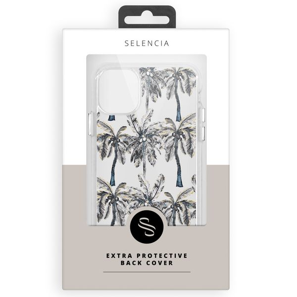 Selencia Zarya Fashion Extra Beschermende Backcover Apple iPhone 12 Mini - Palmtree