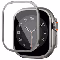WiWu Easy install gehard glazen screenprotector met rand Apple Watch Series 4-6 / SE - 40 mm - Zilver