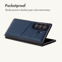 imoshion Kunstleren MagSafe Backcover met Pashouder Samsung Galaxy Z Fold 8 Ultra - Donkerblauw