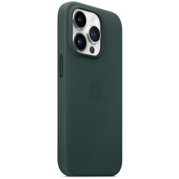 Apple Leather Backcover MagSafe iPhone 14 Pro - Forest Green