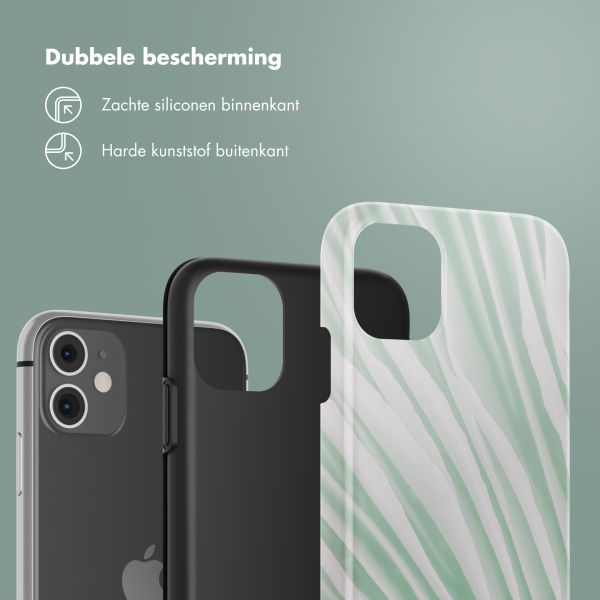 Selencia Vivid Tough Backcover iPhone 11 - Nature Grayed Jade