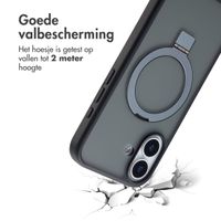 Accezz Ring Stand Backcover met MagSafe Apple iPhone 17 - Zwart
